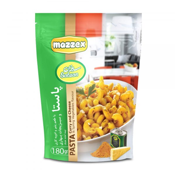 Mazzex Sabzan Cheese & Curry Pasta 180gr