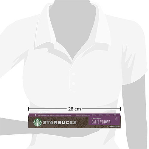 Starbucks Caffe Verona by NESPRESSO Dark Roast Coffee Capsules- 12 Sleeves
