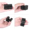 Antistress Infinite Cube Office Flip Cubic Puzzle Stress Reliever Autism Toys Relax Toy for adults set of 6(Multi color)