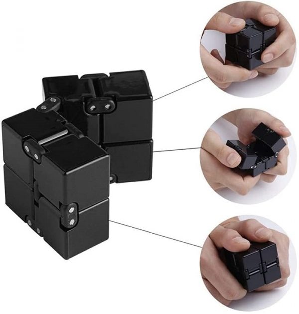 Antistress Infinite Cube Office Flip Cubic Puzzle Stress Reliever Autism Toys Relax Toy for adults set of 6(Multi color)