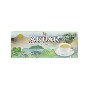 Akbar Green Tea With Mint 25 Bags