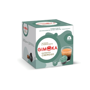 Brand Gimoka Item form Capsule Flavour Nut Caffeine Content Description Caffeinated Roasting level Medium Roast