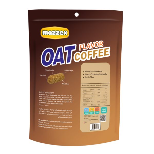 Mazzex OAT Choco Coffee Flavor 400g - Image 4