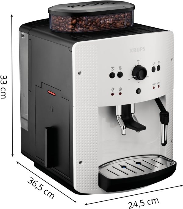 Krups EA 8105 Fully Automatic Espresso Coffee Machine White | 1,6L 15bar 1450W - Image 2